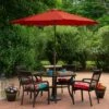 Northlight 9' Outdoor Patio Market Umbrella With Hand Crank And Tilt - Terracotta -Northlight Store GUEST 5a2f4861 3f5b 4c46 8f31 4d19193e8f7c
