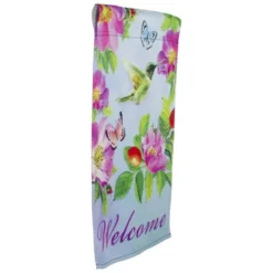 Northlight Welcome Hummingbird Floral Outdoor Garden Flag 12.5" X 18" 7 Northlight Welcome Hummingbird Floral Outdoor Garden Flag 12.5" X 18" -Northlight Store GUEST 5a4d40ef eb9b 4e35 af7c aec40c53d871