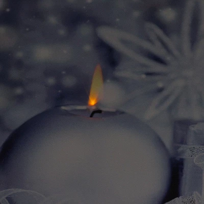 Northlight LED Lighted Candle And Gift Wintry Scene Christmas Canvas Wall Art 12" X 15.75" 4 Northlight LED Lighted Candle And Gift Wintry Scene Christmas Canvas Wall Art 12" X 15.75" - Image 2