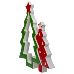 Northlight 9" Green And Red Ceramic Christmas Tree Tabletop Decoration -Northlight Store GUEST 5f0b8a4b 9c47 47bb 93b5 cae682548801
