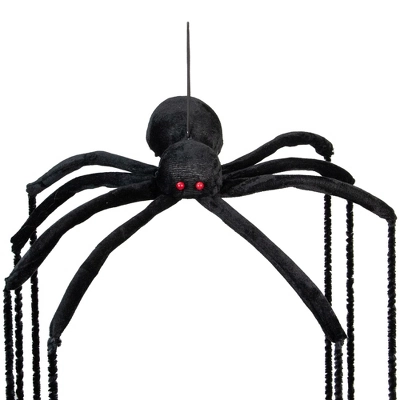 Northlight 6' Black Long Legged Spider Halloween Decoration 3 Northlight 6' Black Long Legged Spider Halloween Decoration