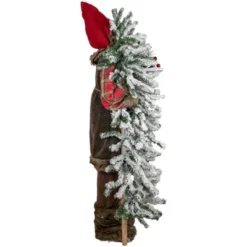 Northlight 48" Santa Claus With Artificial Flocked Alpine Tree Christmas Figure 11 Northlight 48" Santa Claus With Artificial Flocked Alpine Tree Christmas Figure -Northlight Store GUEST 60c8b386 e294 40e0 af97 ac39964339f1