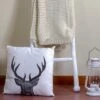 Northlight 17.5 White And Brown Faux Fur Reindeer Throw Pillow Cover -Northlight Store GUEST 61291599 0326 41a8 b4d1 43cff320a434
