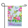 Northlight Welcome Hummingbird Floral Outdoor Garden Flag 12.5" X 18" -Northlight Store GUEST 62d18c5c 7b3e 4ac6 acb5 929566073650