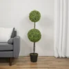 Northlight 4' Unlit Artificial Potted Two Tone Green Double Ball Boxwood Topiary Garden Tree 1 Northlight 4' Unlit Artificial Potted Two Tone Green Double Ball Boxwood Topiary Garden Tree -Northlight Store GUEST 69bc6b12 3a62 421b 8e3c 1f28c15d890c