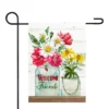 Northlight Welcome Friends Spring Bouquet Outdoor Garden Flag 12.5" X 18" -Northlight Store GUEST 6bb6709d abfa 4096 b07b 21ca42f92f4a
