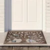 Northlight Tree With Animals Rectangular "Welcome" Doormat 18" X 30" -Northlight Store GUEST 70b225e1 83a2 4504 8b4e 8e1f47215af8