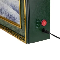 Northlight 31" LED Lighted Musical Snowing Retro Truck Wall Plaque -Northlight Store GUEST 71881f8e 07ba 4c44 afd6 2cc85ed5e3ff