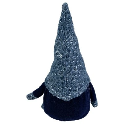 Northlight 10.5" Royal Blue Knit Gnome Christmas Figure 4 Northlight 10.5" Royal Blue Knit Gnome Christmas Figure - Image 2