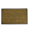 Northlight Black And Brown Striped Non-Skid Outdoor Rectangular Doormat 17.75" X 29.5" -Northlight Store GUEST 767fe24f 87b7 4d23 8616 b99be11af80d