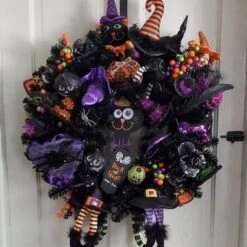 Northlight 24" Black Colorado Spruce Artificial Halloween Wreath, 24-Inch, Unlit -Northlight Store GUEST 7be92a52 25a7 4e86 852a 88ea92f4c9ab