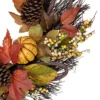 Northlight Sunflower, Pumpkin, Foliage And Pine Cone Fall Harvest Wreath - 24 Inch, Unlit