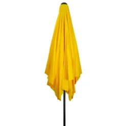 Northlight 8.85ft Outdoor Patio Lotus Umbrella With Hand Crank, Yellow -Northlight Store GUEST 7ca6c172 dcbe 46b8 bb5a 68823a75d0ca