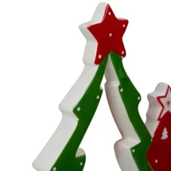 Northlight 9" Green And Red Ceramic Christmas Tree Tabletop Decoration -Northlight Store GUEST 7dcce01e 361e 4b1b b264 5b9fc6b7d1cb