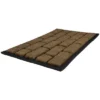 Northlight Brown And Black Brick Rectangular Doormat 18" X 29.5" -Northlight Store GUEST 7ec2d780 854b 4d23 924e 1d37418080fe