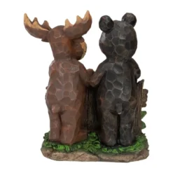 Northlight 9.75" Black Bear And Moose "Welcome" Outdoor Garden Statue 8 Northlight 9.75" Black Bear And Moose "Welcome" Outdoor Garden Statue -Northlight Store GUEST 7fd1c3c7 63e9 4d69 825e 989364e9c0d6