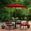 Northlight 9ft Outdoor Patio Market Umbrella With Hand Crank And Tilt, Red 1 Northlight 9ft Outdoor Patio Market Umbrella With Hand Crank And Tilt, Red -Northlight Store GUEST 82a3f78d 19c3 49ac 886d ca3e0016e688