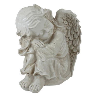 Northlight 6.5" Resting Cherub Angel Outdoor Garden Statue 5 Northlight 6.5" Resting Cherub Angel Outdoor Garden Statue - Image 3