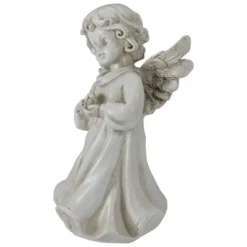Northlight 6.5" Angel Girl Holding Flower Outdoor Garden Statue -Northlight Store GUEST 8c4b7a90 9582 43fa a342 f8a2d37ebb38