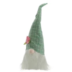 Northlight 20" Green And White Plaid Spring And Easter Gnome Head Table Top Decor -Northlight Store GUEST 90291eb8 90ed 4c5a 98e5 fb4d33de05cb