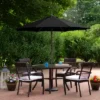 Northlight 7.5ft Outdoor Patio Market Umbrella With Hand Crank, Black -Northlight Store GUEST 91afe5de 64e2 414a a8e0 6c460f93cc87