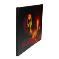 Northlight 15.75" Halloween Prelit LED Antique Candle And Skull Canvas Wall Art - Black/Orange -Northlight Store GUEST 923d8330 442d 49eb b4a3 2203c2d0b95f