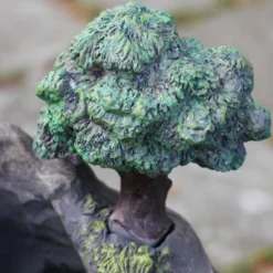 Northlight 24.5" Solar LED Lighted Mushrooms By Waterfall Outdoor Patio Garden Water Fountain