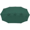 Northlight 15' Outdoor Patio Market Umbrella With Hand Crank, Green -Northlight Store GUEST 944aca4a e104 46b8 b508 c2988f00fe30