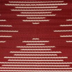 Northlight 4' X 6' Red And Beige Pattern Rectangular Outdoor Area Rug -Northlight Store GUEST 9a394cf0 70fb 4a56 9c68 45998185c10e