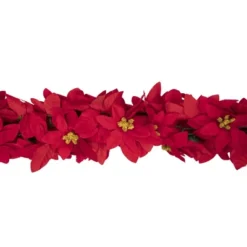 Northlight 6' X 3" Red Artificial Poinsettia Floral Christmas Garland - Unlit -Northlight Store GUEST 9c2ae84b 38ba 4372 b5c6 49ecc9efc15b