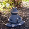 Northlight 11" Yoga Frog In Sukhasana Position Outdoor Garden Statue -Northlight Store GUEST 9d0475c4 c37e 419f a3d8 c01ce4091e73
