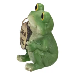 Northlight 9" Green 'Life Is Good' Frog Outdoor Garden Statue -Northlight Store GUEST 9fb52df9 c516 43d8 be69 0236fdb1904d