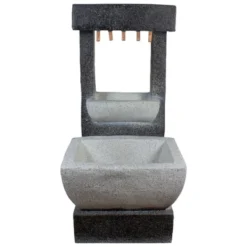 Northlight 26" LED Lighted Rainfall Outdoor Water Fountain With Planter -Northlight Store GUEST a0928586 58b5 4425 88bc 64dc3b2c2593