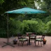 Northlight 10' Octagon Outdoor Patio Off-Set Umbrella With Crank And Tilt - Blue -Northlight Store GUEST a9e746de 9898 4eae 8b4c d445b37b07d6