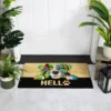 Northlight Ivory And Black "Hello" Multicolor Dog Outdoor Coir Doormat 18" X 30" -Northlight Store GUEST ad43670b 8330 4dfa b3dc 1387c4276ada