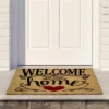 Northlight Natural Coir "Welcome To Our Home" Rectangular Doormat 18" X 30" -Northlight Store GUEST af2f7ff5 689d 4356 acd0 c275e0da9b07