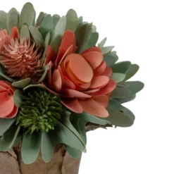 Northlight 7.75" Pink And Green Wooden Floral Artificial Potted Centerpiece 6 Northlight 7.75" Pink And Green Wooden Floral Artificial Potted Centerpiece -Northlight Store GUEST af9eed8f 8fe1 4c1b bbf0 65e5d3639725