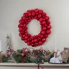 Northlight Red Hot 3-Finish Shatterproof Ball Christmas Wreath, 24-Inch -Northlight Store GUEST afbd2c6f a335 45dd 8e11 35997eb9cd77 1