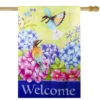 Northlight Welcome Floral Hummingbird Outdoor House Flag 28" X 40" 2 Northlight Welcome Floral Hummingbird Outdoor House Flag 28" X 40" -Northlight Store GUEST b5db5a93 93cb 40e3 98f3 43dbd23c5f21