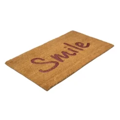 Northlight Natural Coir "Smile" Outdoor Rectangular Doormat 18" X 30" -Northlight Store GUEST b5f9f8bd c1a7 4920 a6fb 5a91ee0795e7