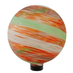 Northlight 10" Orange Swirl Designed Outdoor Garden Gazing Ball -Northlight Store GUEST b7a22792 3403 4061 81b3 edd6d21d1915