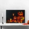 Northlight LED Lighted Jack-O-Lanterns And Leaves Halloween Canvas Wall Art 15.75" X 23.5" -Northlight Store GUEST b9967297 6ea2 4d7e 80e0 625febf6bb20