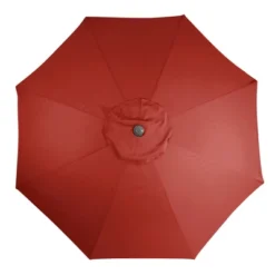 Northlight 9' Outdoor Patio Market Umbrella With Hand Crank And Tilt - Terracotta -Northlight Store GUEST bac045fd 23c1 4d65 9ae3 8816513ee865