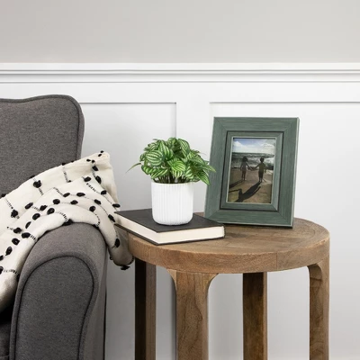 Northlight 6.5" Artificial Watermelon Peperomia Plant In White Pot 3 Northlight 6.5" Artificial Watermelon Peperomia Plant In White Pot