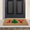 Northlight Natural Coir "Joy" Christmas Tree Doormat 18" X 30" -Northlight Store GUEST bf3e2e84 583d 449e 9027 650667587cef