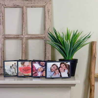 Northlight 20" Contemporary Collapsible Rectangular 4" X 6" Photo Picture Frame - Black 3 Northlight 20" Contemporary Collapsible Rectangular 4" X 6" Photo Picture Frame - Black