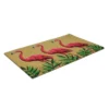 Northlight Natural Coir Pink Flamingos Summertime Doormat 18" X 30" -Northlight Store GUEST c1b45413 e45e 4e0d b55e 8e22617e39c7