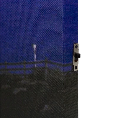 Northlight LED Lighted Dusk Lighthouse Seaside Scene Canvas Wall Art 15.75" X 23.75" 7 Northlight LED Lighted Dusk Lighthouse Seaside Scene Canvas Wall Art 15.75" X 23.75" - Image 5