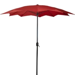 Northlight 8.85ft Outdoor Patio Lotus Umbrella With Hand Crank, Terracotta 9 Northlight 8.85ft Outdoor Patio Lotus Umbrella With Hand Crank, Terracotta -Northlight Store GUEST c57e715a 09f4 455b b9d1 2f7a2273f478