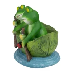 Northlight 10" Green Frogs In A Lily Pad Outdoor Garden Statue -Northlight Store GUEST c6c00cb5 5f8e 41a3 9cfe 1784dd89811b